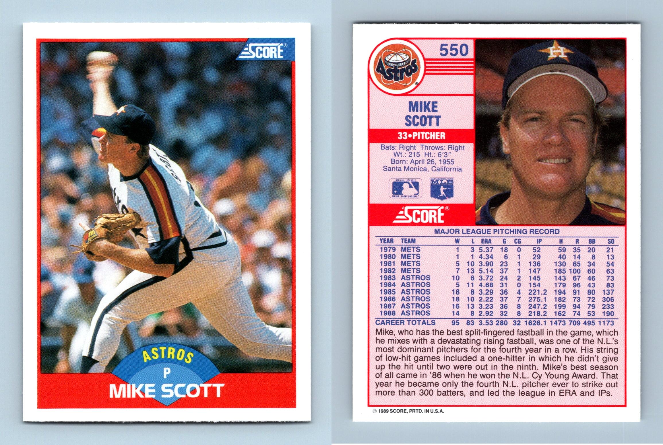 Mike Scott Baseball Cards