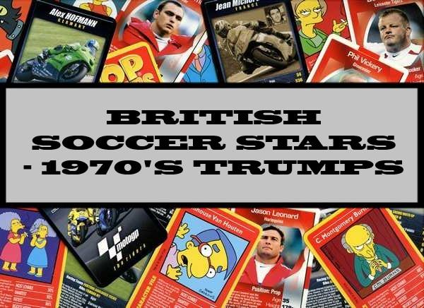 British Soccer Stars - 1970's Dubreq