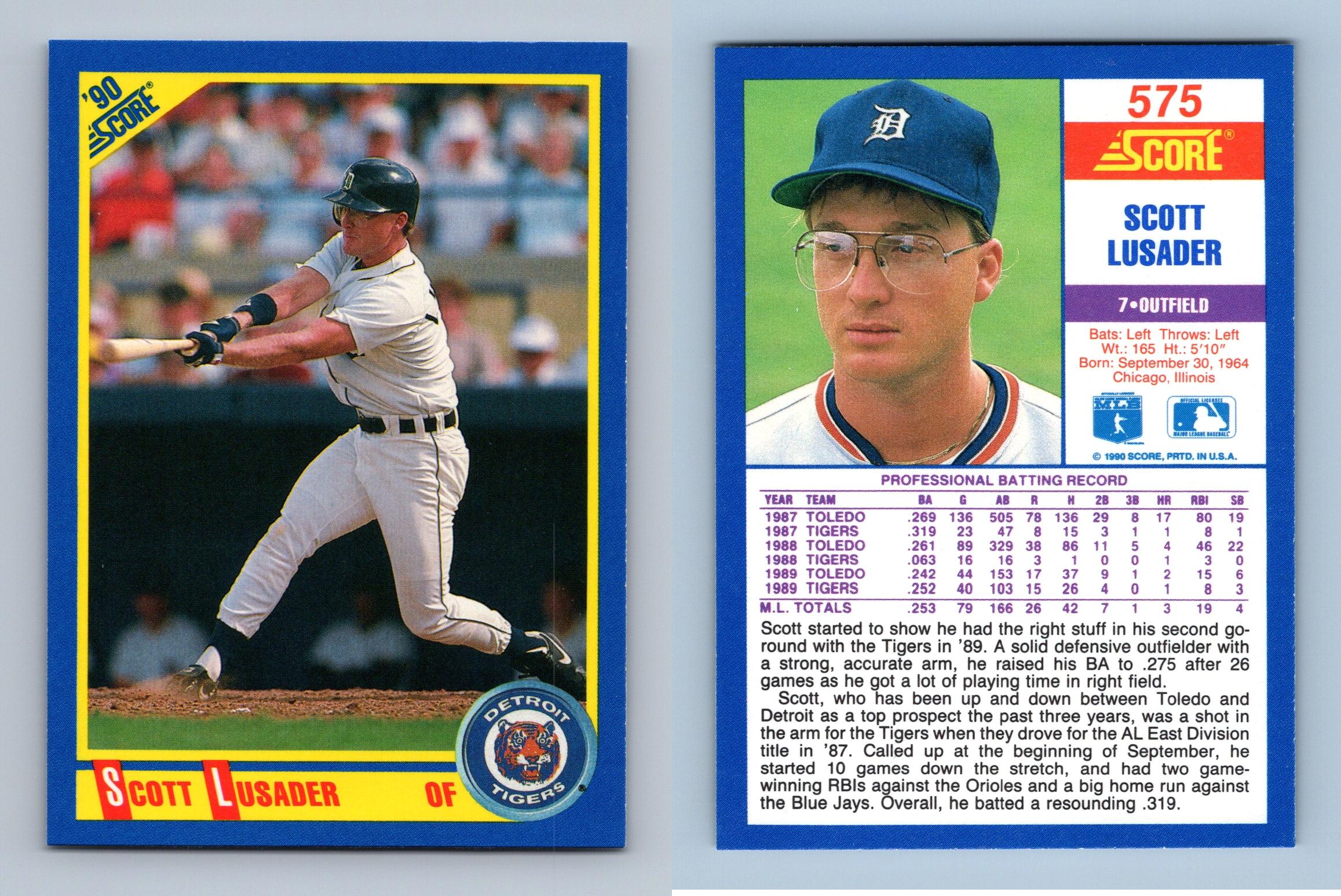 Card of the Day: Walt Weiss 1990 Score #110