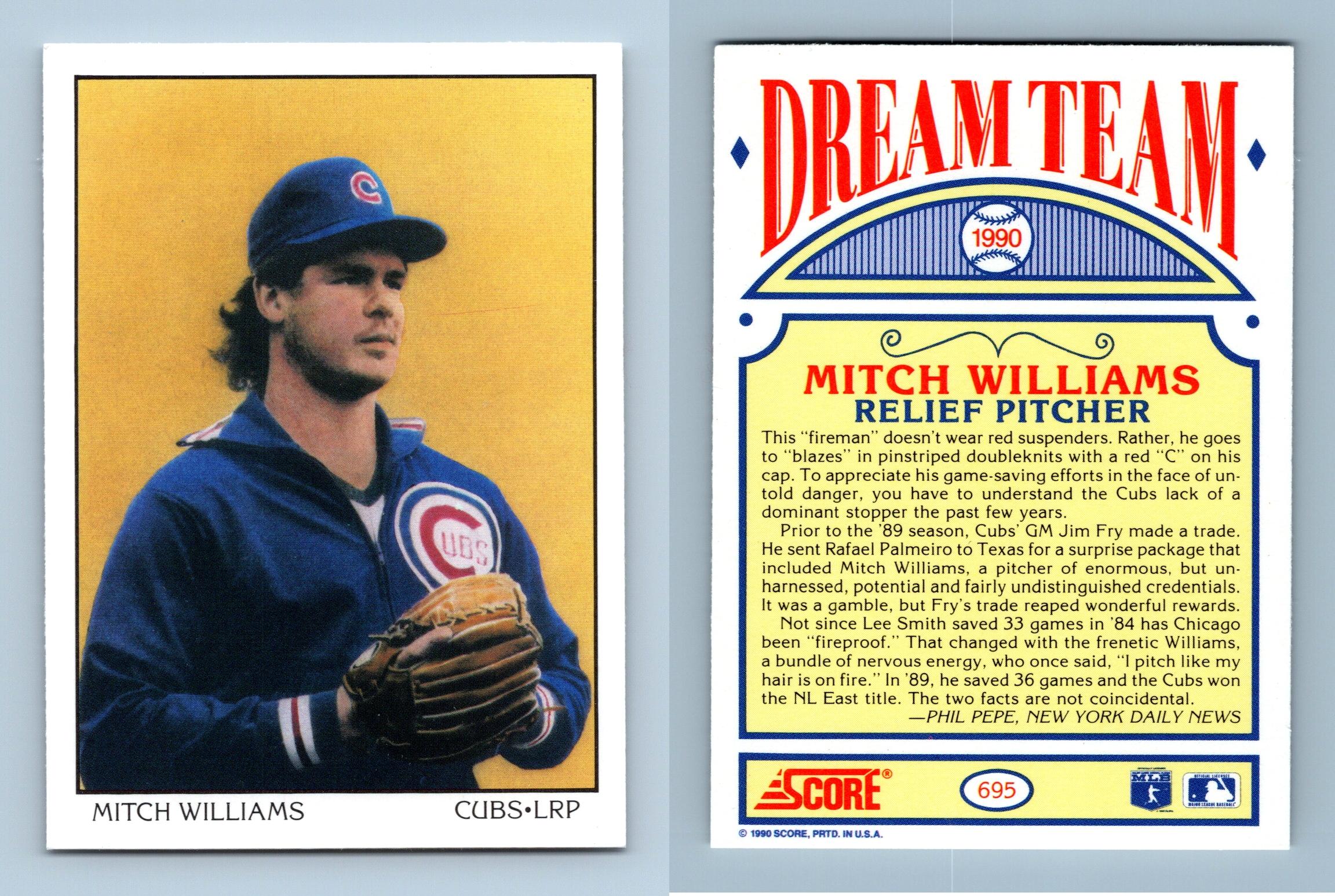 Mitch Williams - Rangers #27 Score 1989 Young Superstars I