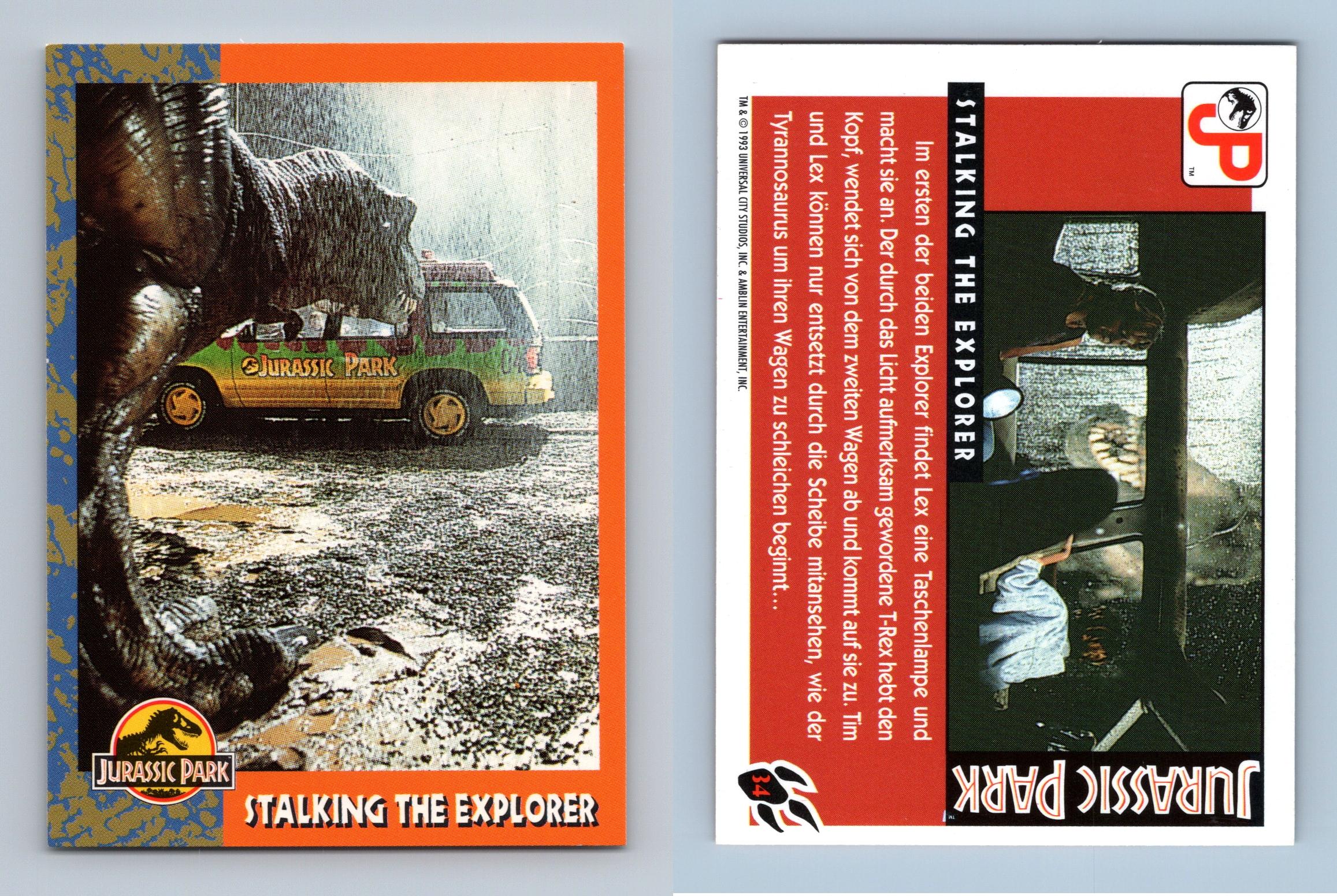 Jurassic Park 1993 Topps German 7333