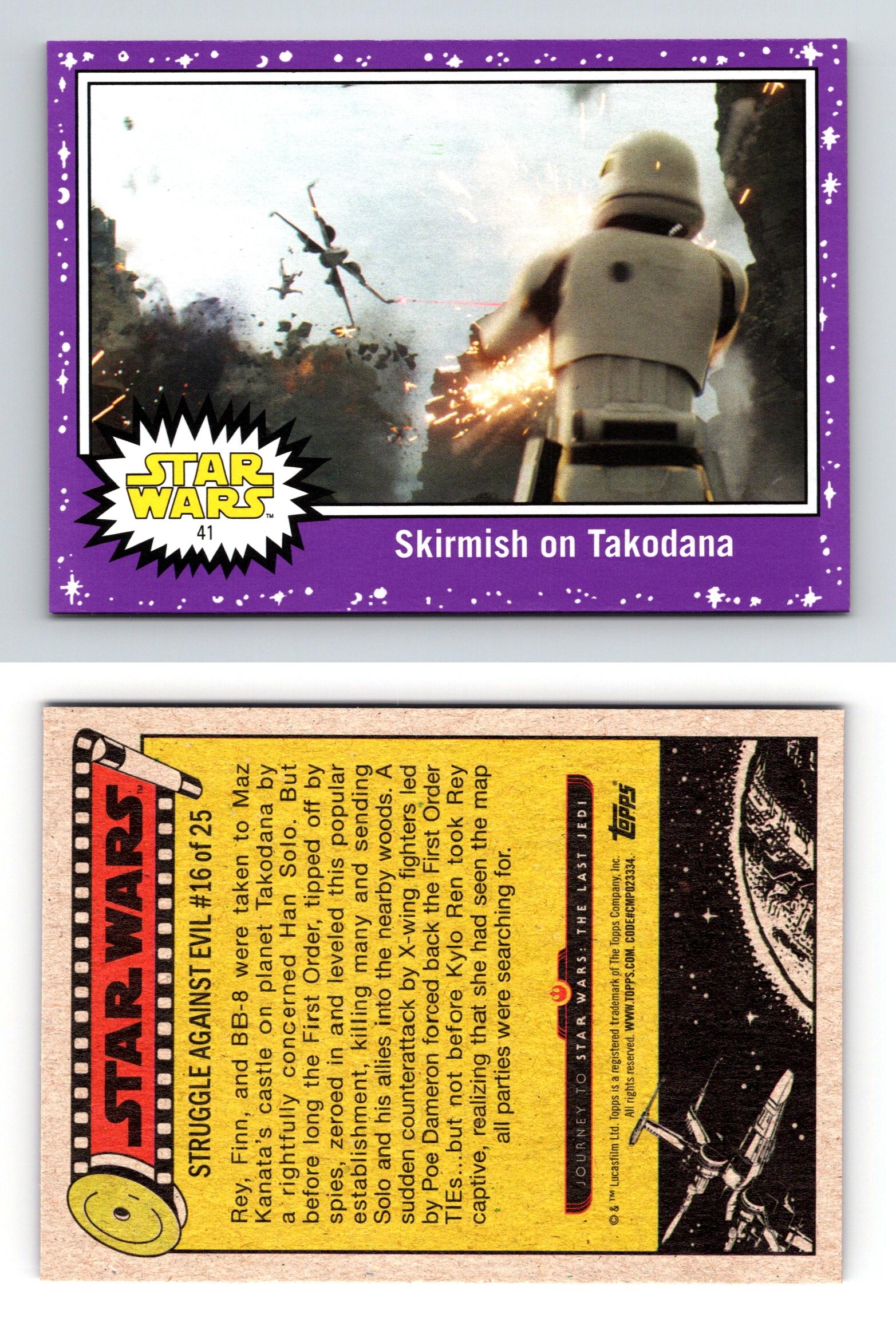 Skirmish On Takodana 41 Journey To Star Wars Last Jedi 2017 Purple Parallel