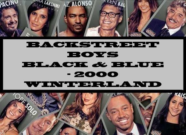 Backstreet Boys Black & Blue - 2000 Winterland