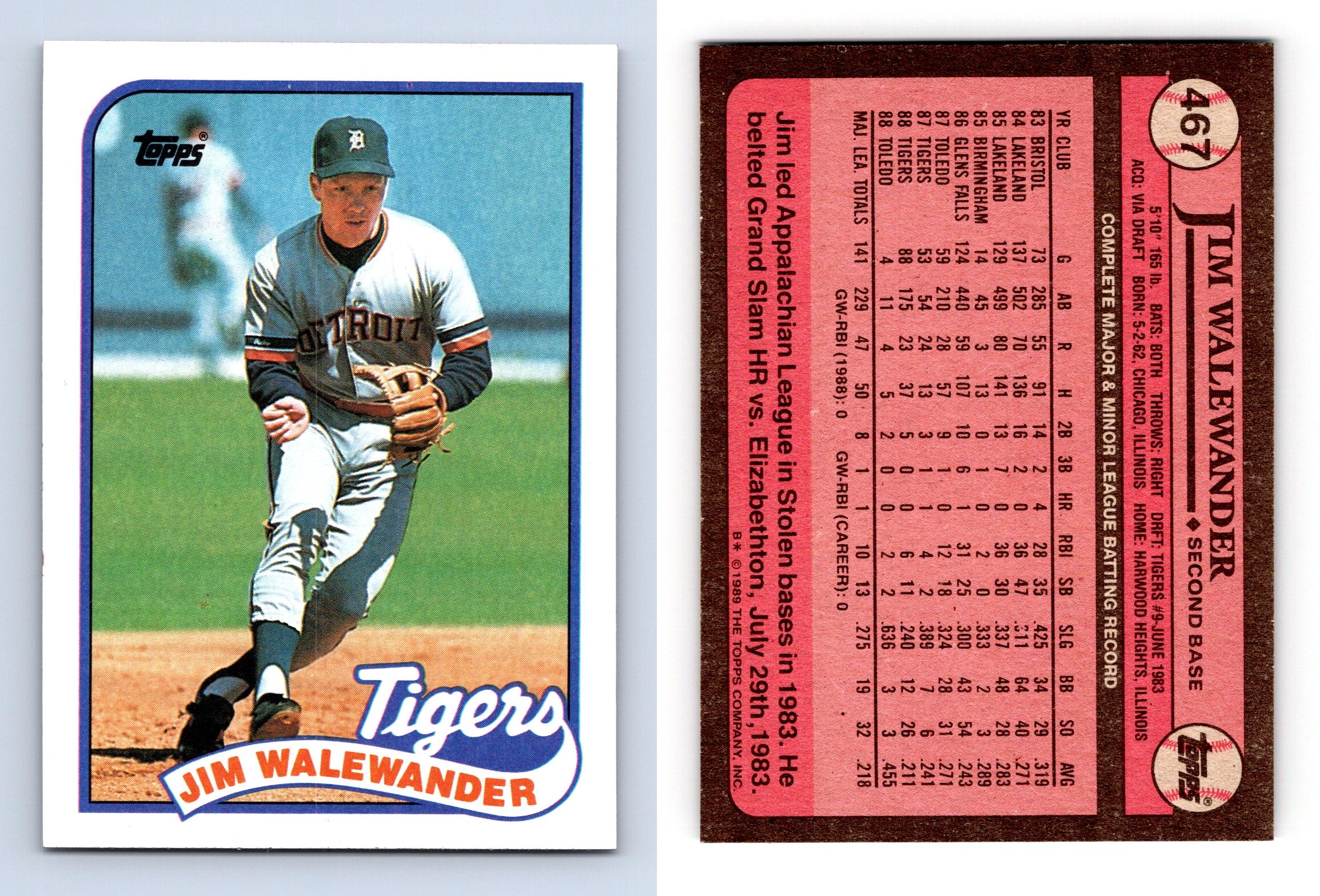 Andy Van Slyke #350 1989 Topps Baseball Card