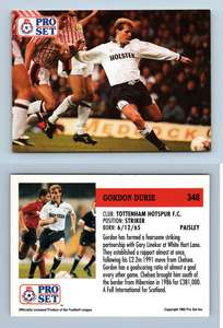 C364 Marco Gabbiadini Derby County #455 Pro Set Football 1991-2 Trade Card 
