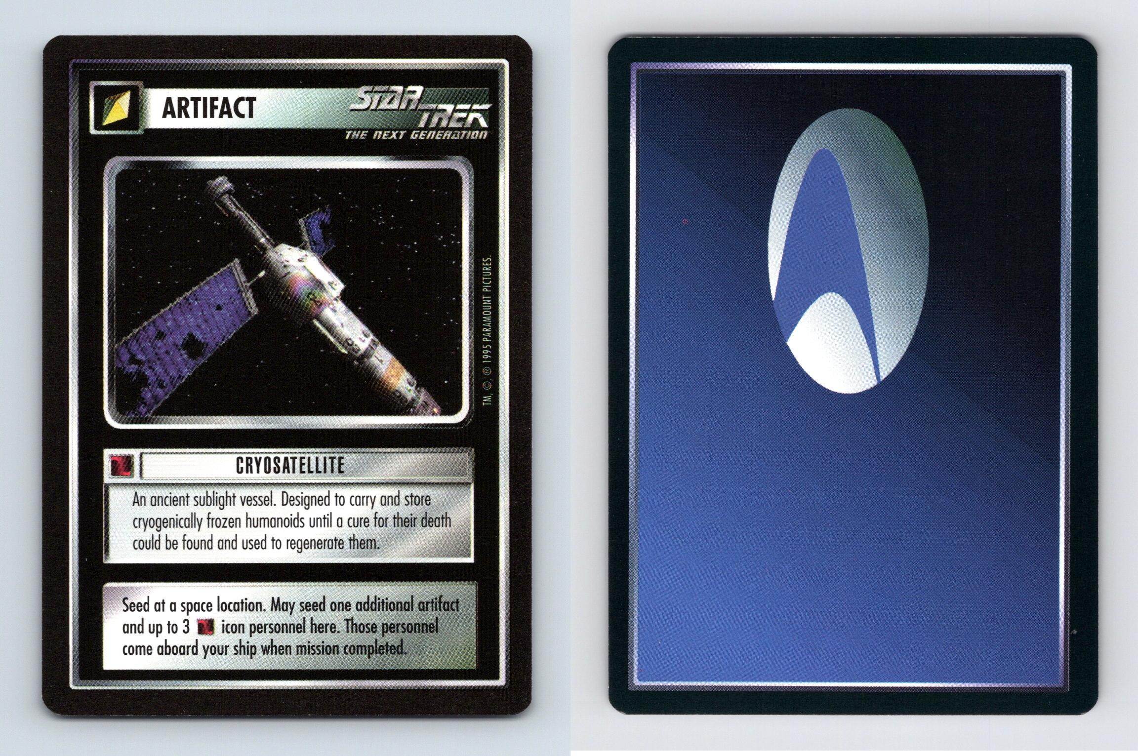 Cryosatellite - Star Trek Alternate Universe 1995 Rare CCG Card