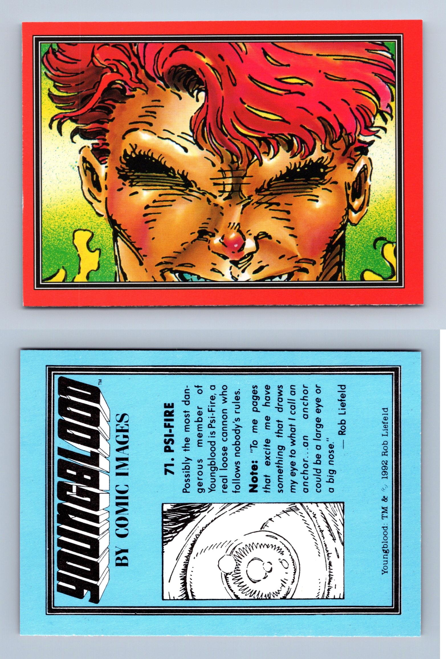 PsiFire 71 Youngblood 1992 Comic Images Trading Card