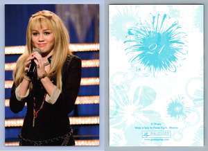 Hannah Montana # 54 Photocard Panini