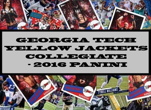 Georgia Tech Yellow Jackets Collegiate - 2016 Panini