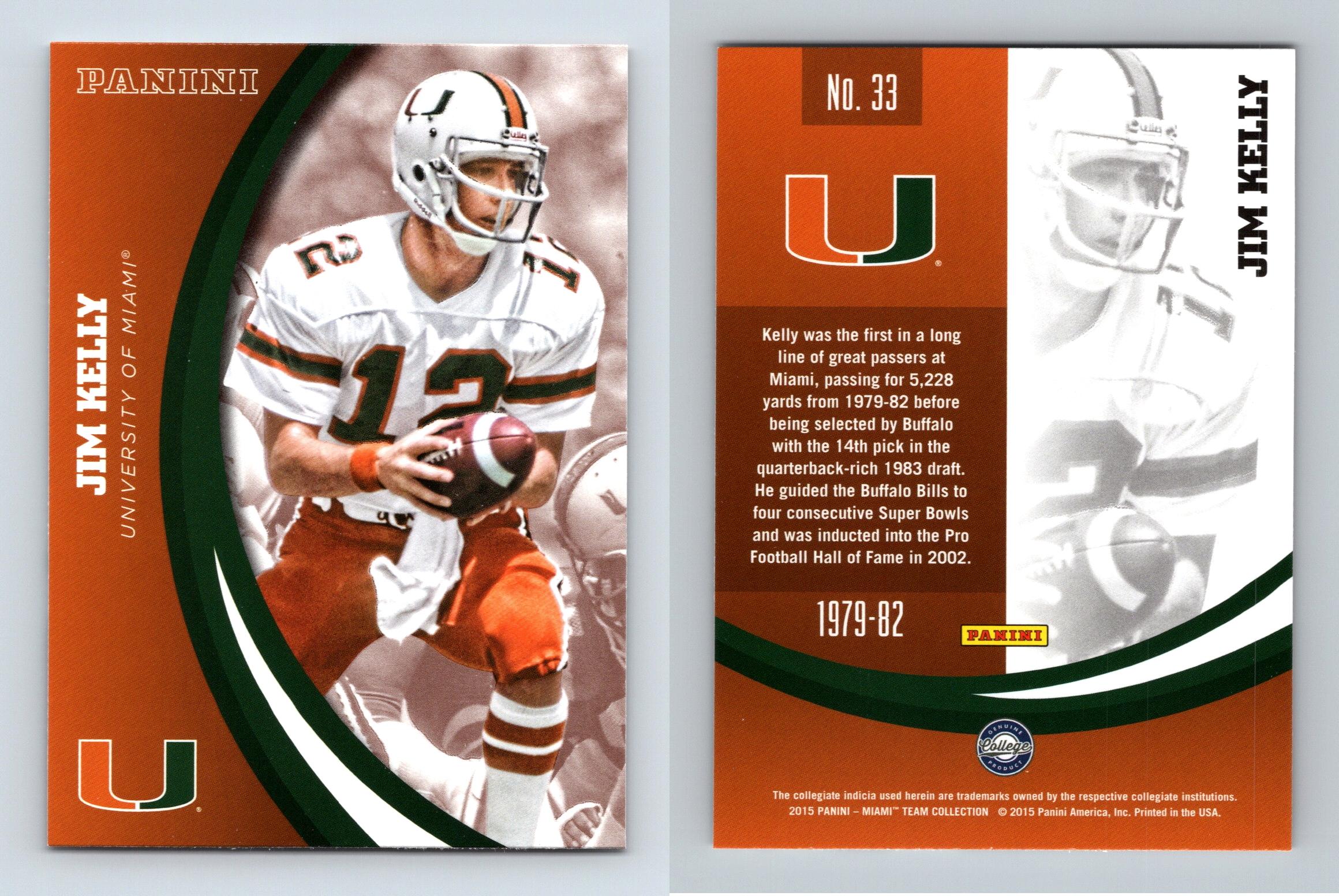 Justin Renfrow football card (Miami Hurricanes) 2015 Panini Team