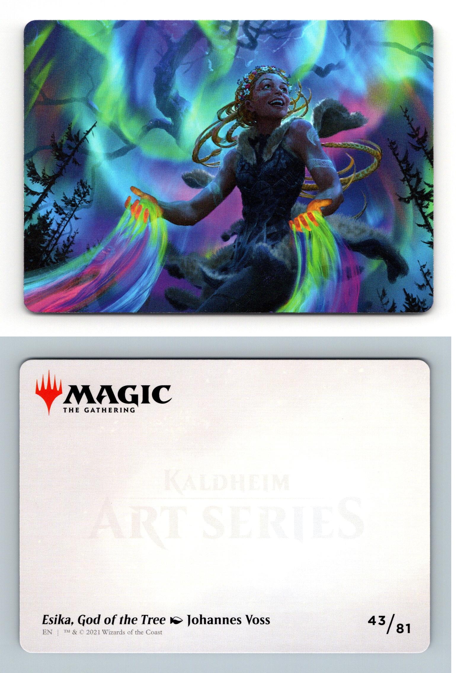 Esika God Of The Tree #43/81 MTG Kaldheim Art Series 2021 Card