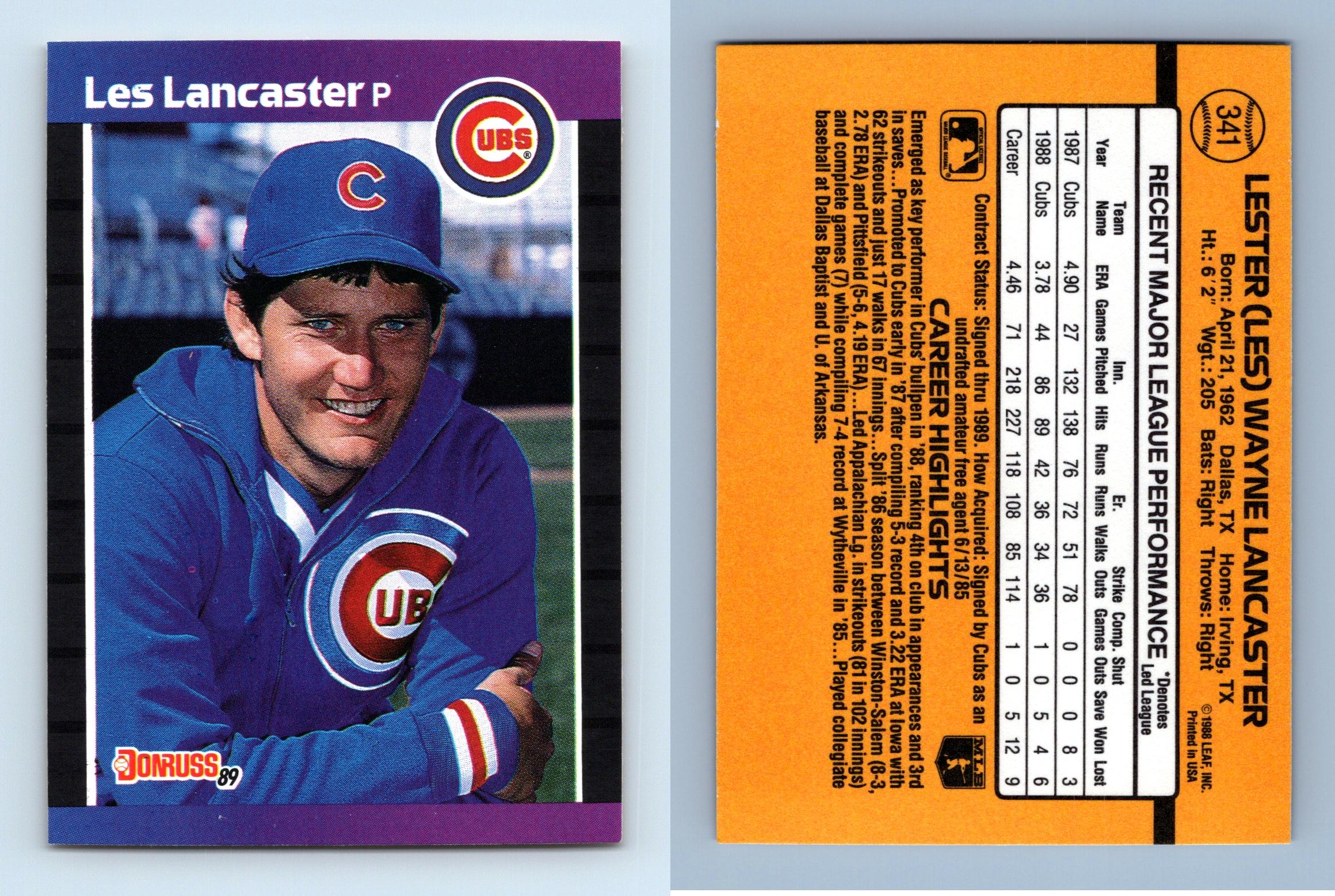 Jamie Moyer - Cubs #157 Donruss 1989 Baseball Trading Card