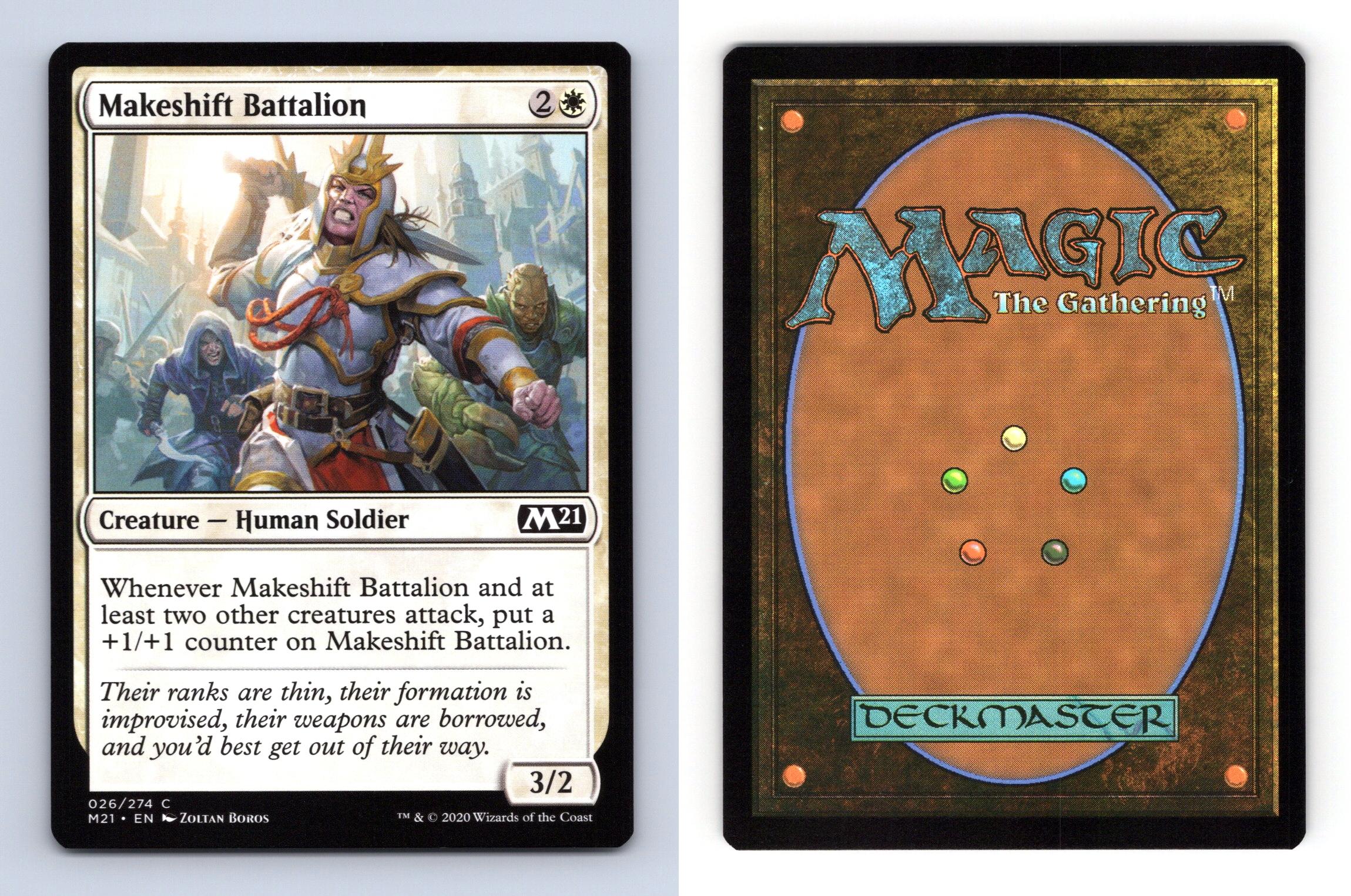 Makeshift Battalion #26/274 MTG Core 2021 Common TCG Card