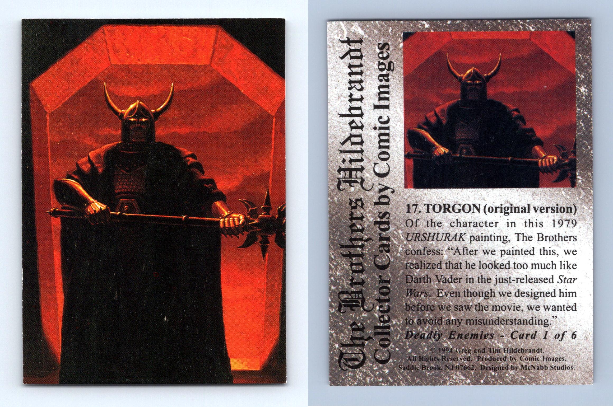 Torgon #17 The Brothers Hildebrandt 1994 Comic Images Trading Card