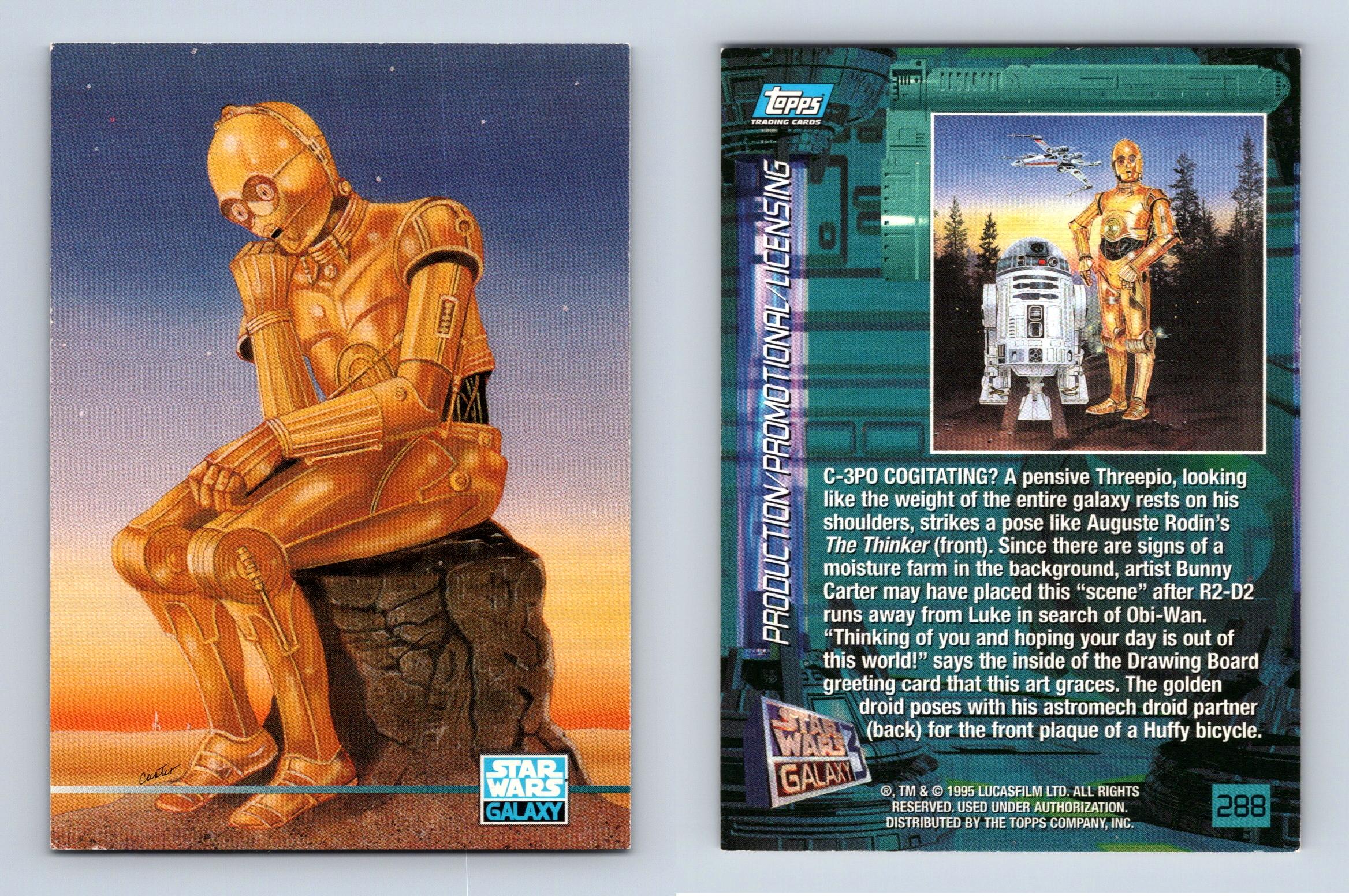 Topps 1995 Star Wars on sale Galaxy Series 3