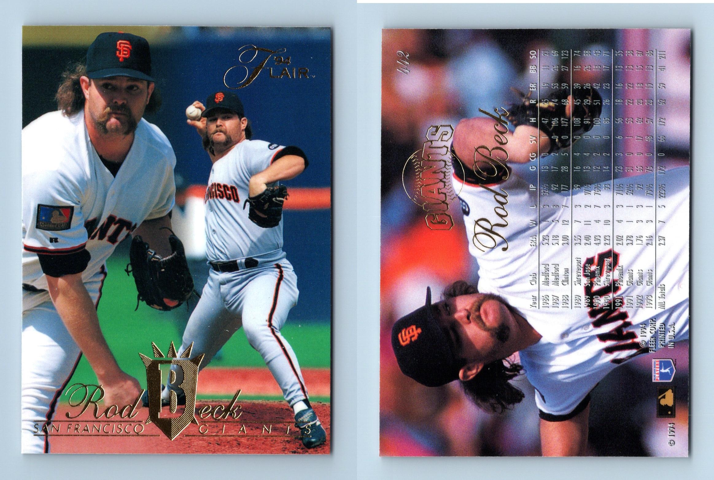 Matt Williams - Giants #448 Flair 1994 Baseball Trading Card