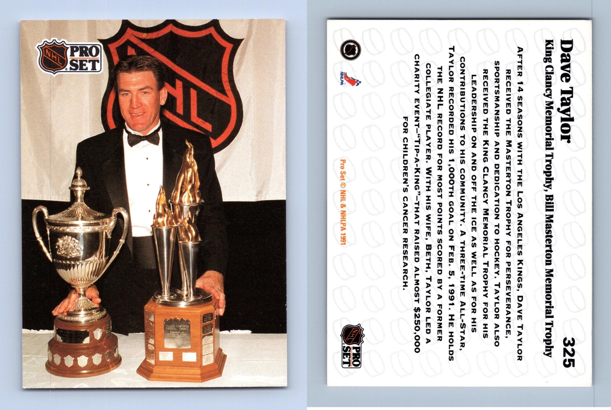 1991-92 Pro Set - NHL Awards Special #AC 16 - Dave Taylor
