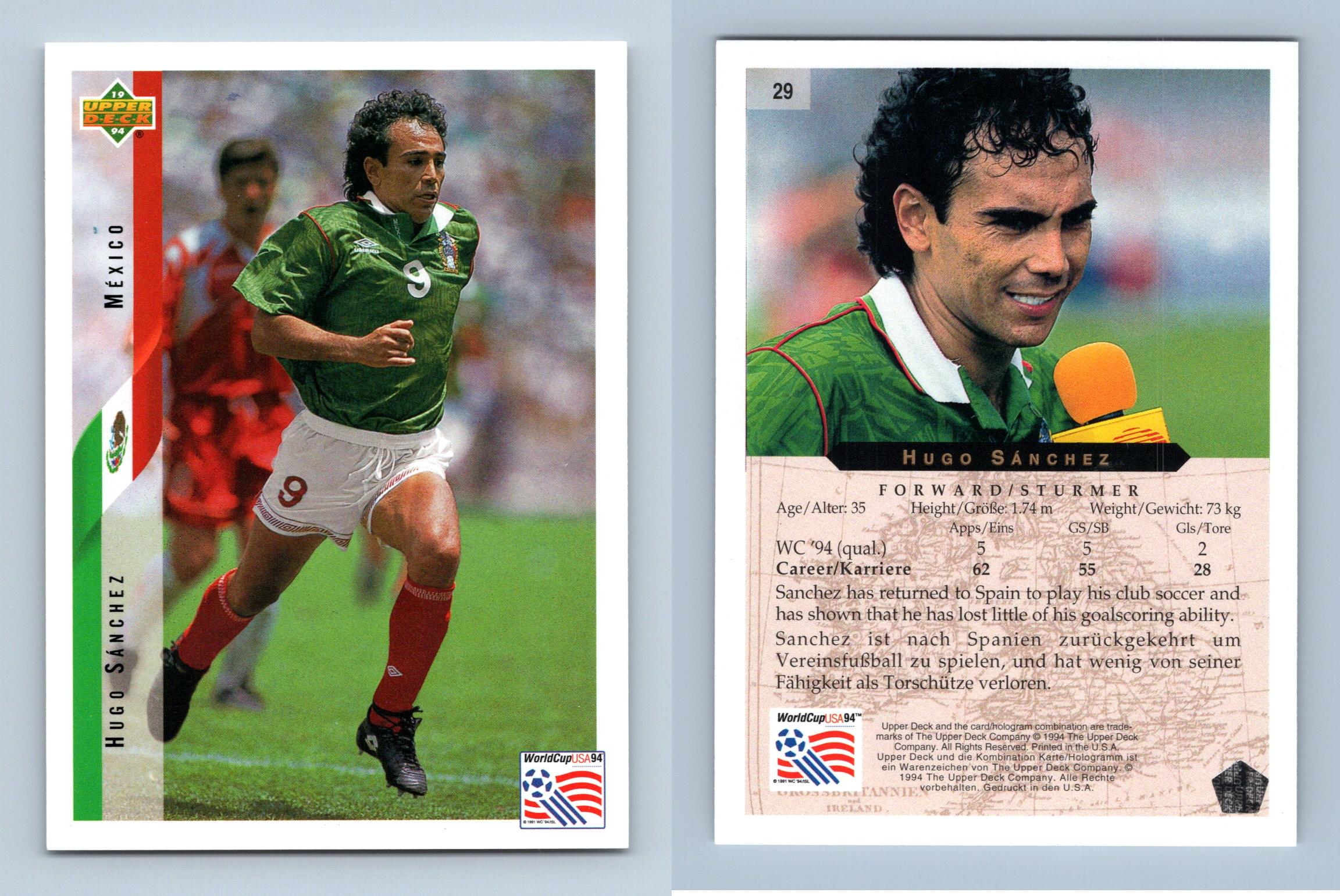 サッカートレーディングカード（World Cup USA94） 1994 Upper Deck Andre Egli #136 Switzerland FIFA World Cup