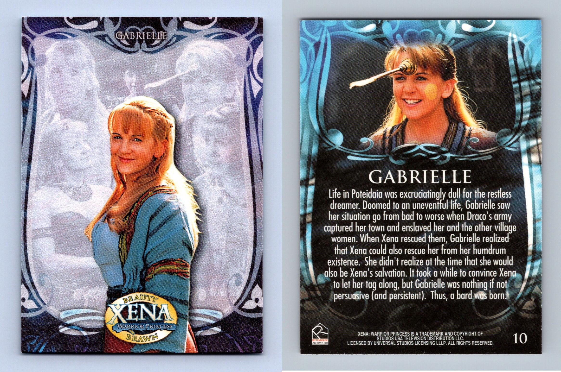 Gabrielle #10 Xena Beauty & Brawn 2002 Rittenhouse Trading Card