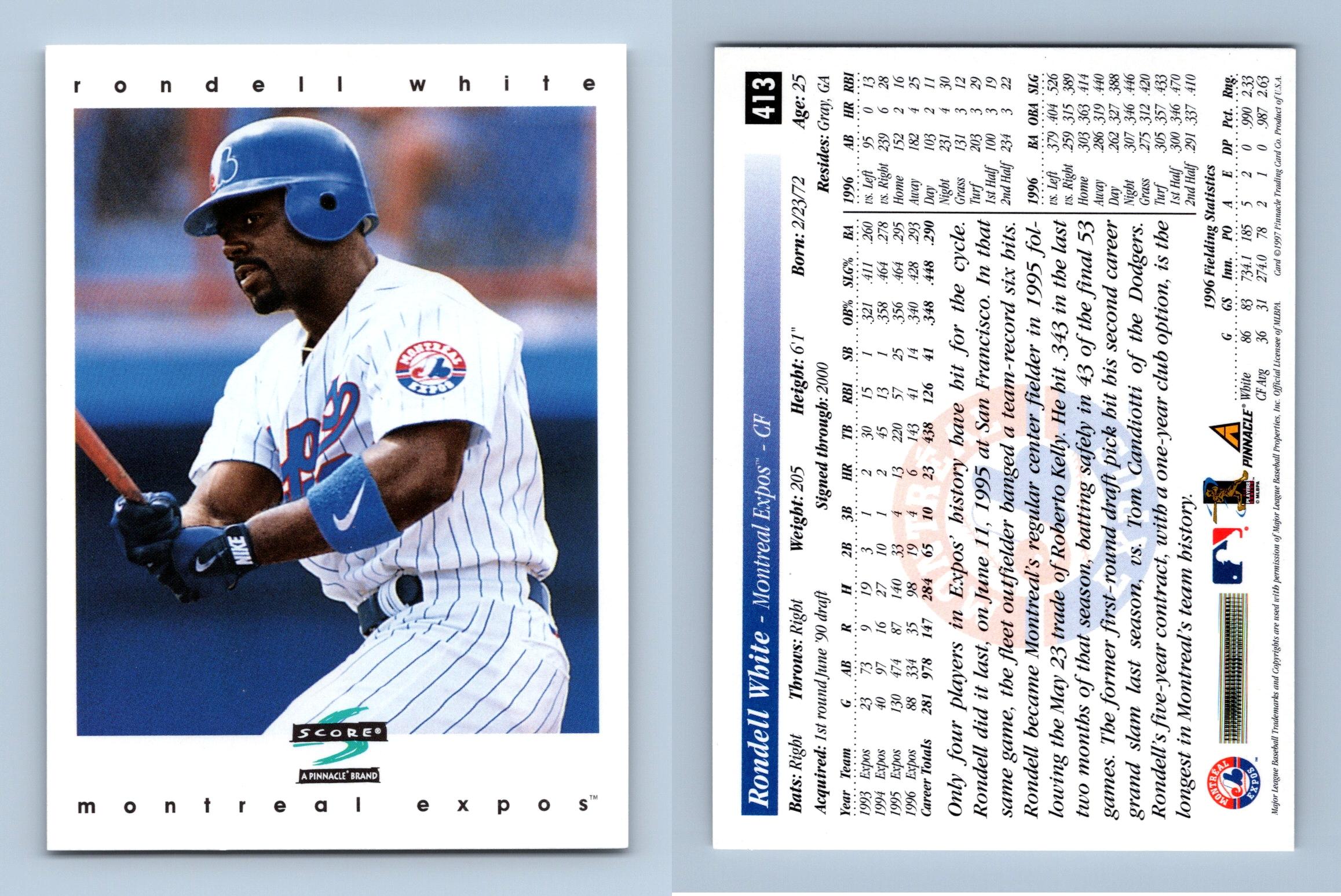 Rondell White - Expos #413 Score 1997 Baseball Trading Card