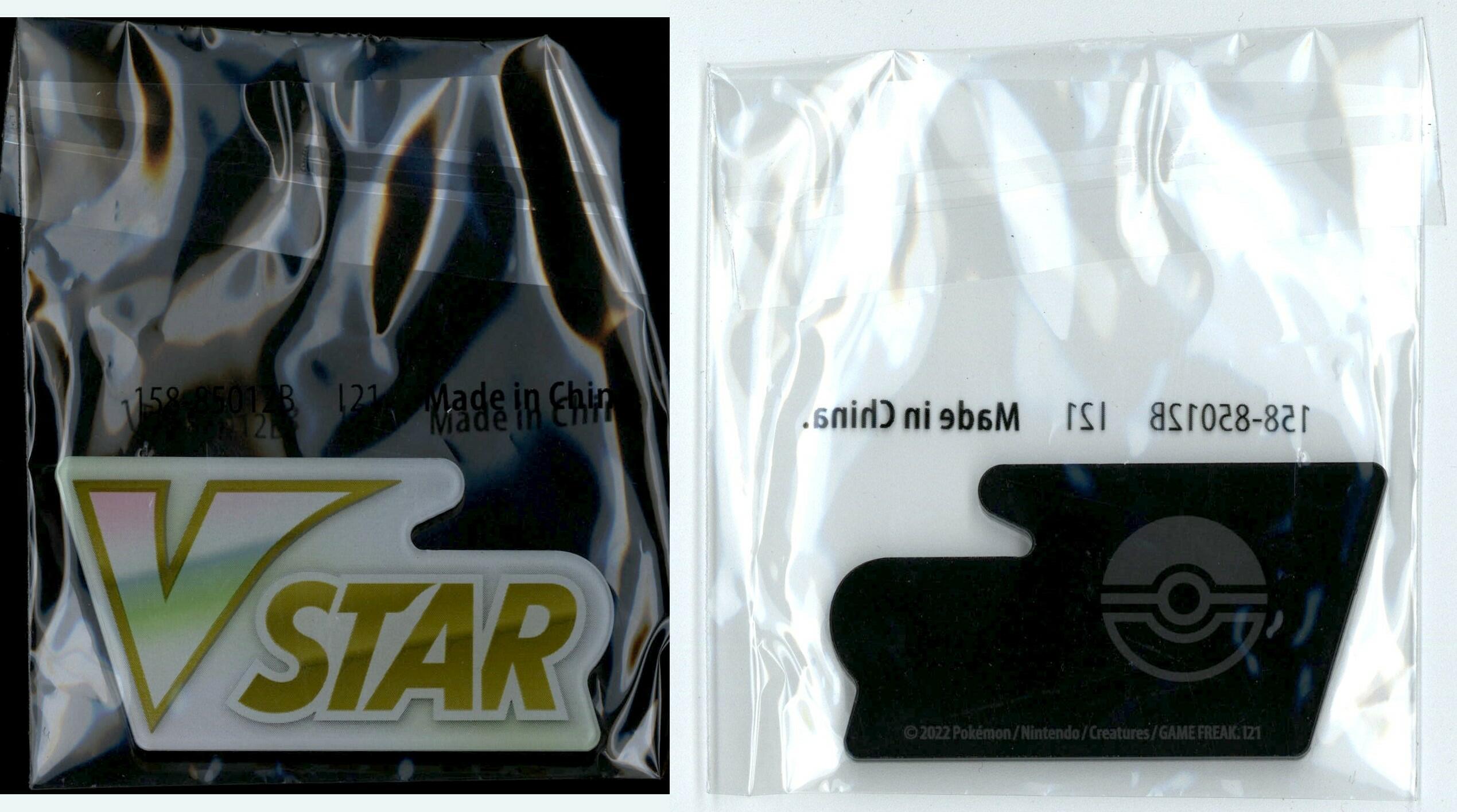 Pokemon Crown Zenith Acrylic Vstar Marker New Sealed