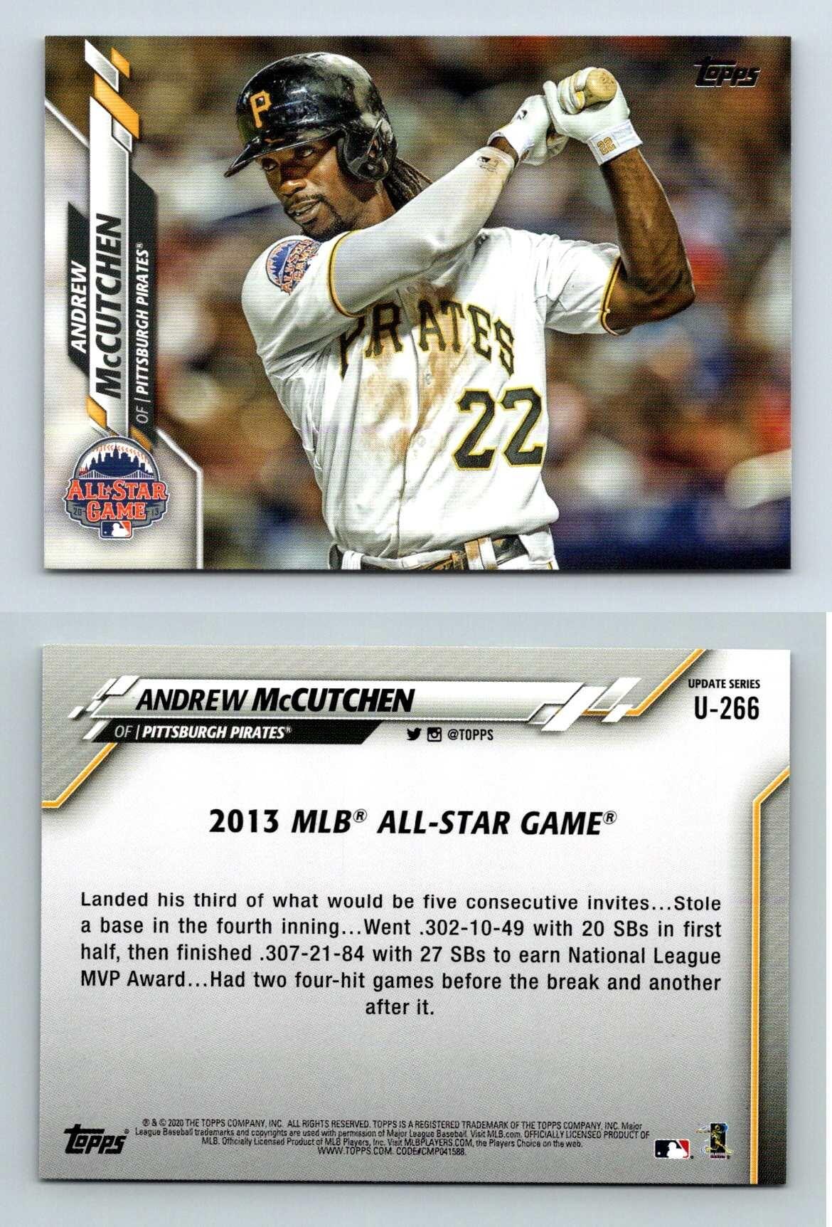Andrew McCutchen - Pirates #U-266 Topps Baseball 2020 Update