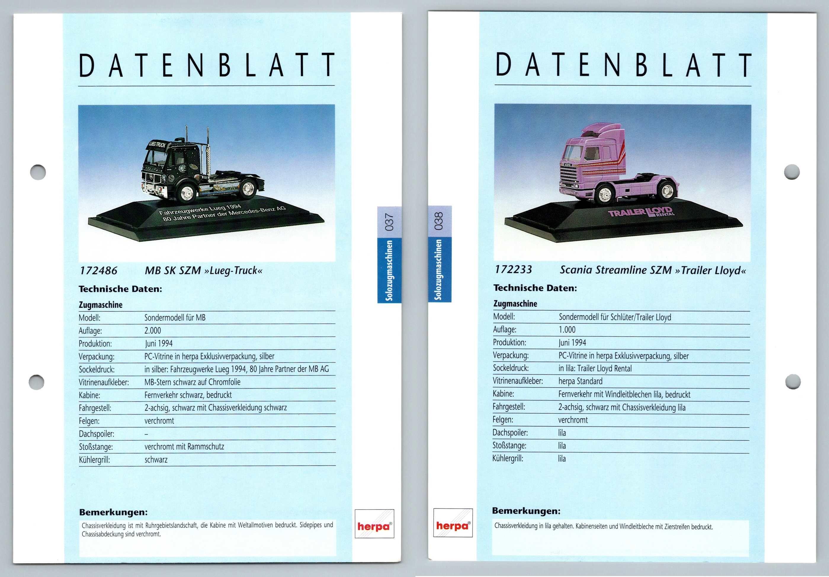 Mb Sk Szm Scania Streamline 37 8 Solozugmaschinen Datenblatt Herpa