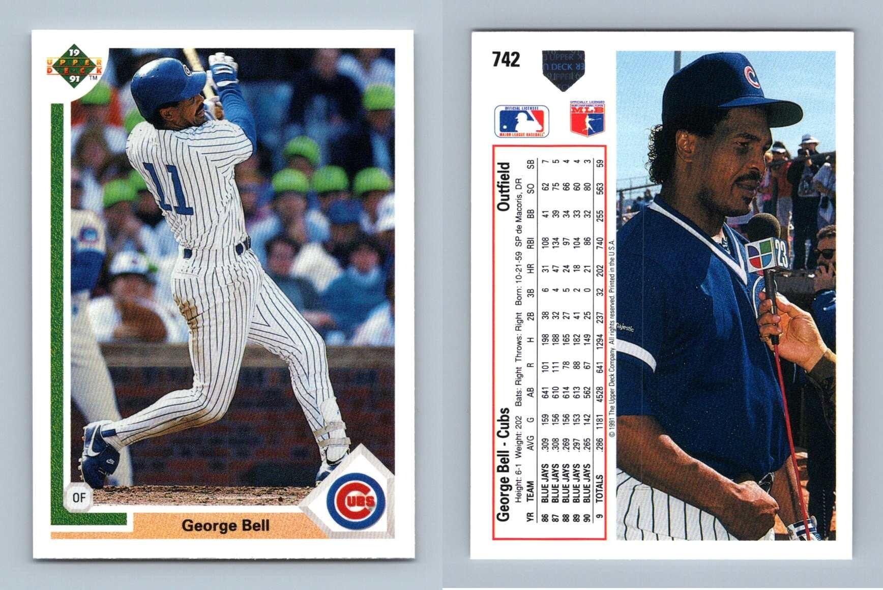 George Bell OF Rookie Card Baseball Cards