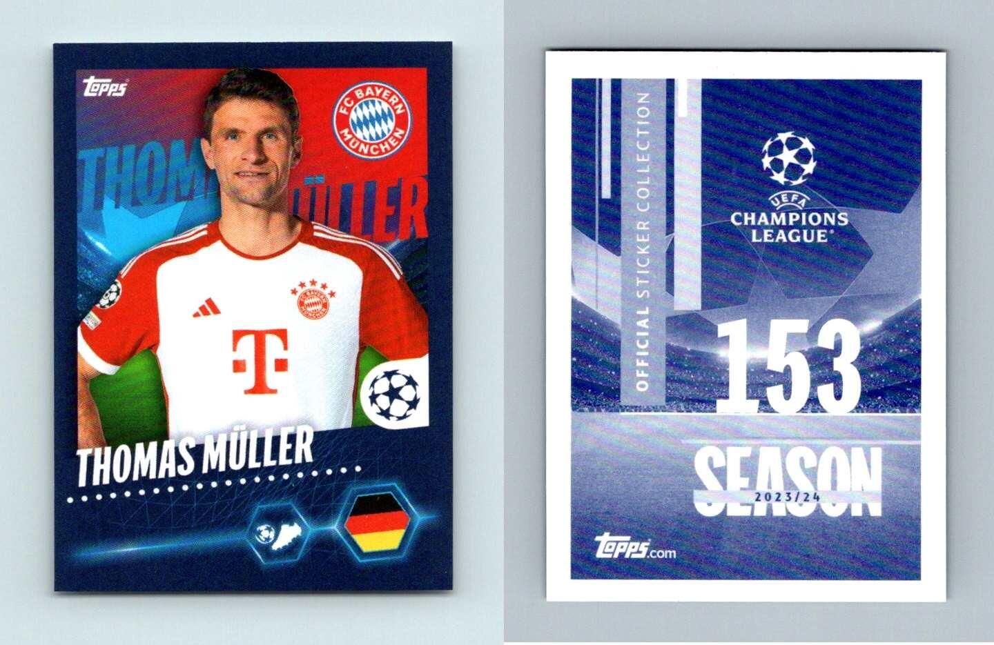 Thomas Muller #153 UEFA Champions League 2023/24 Topps Sticker