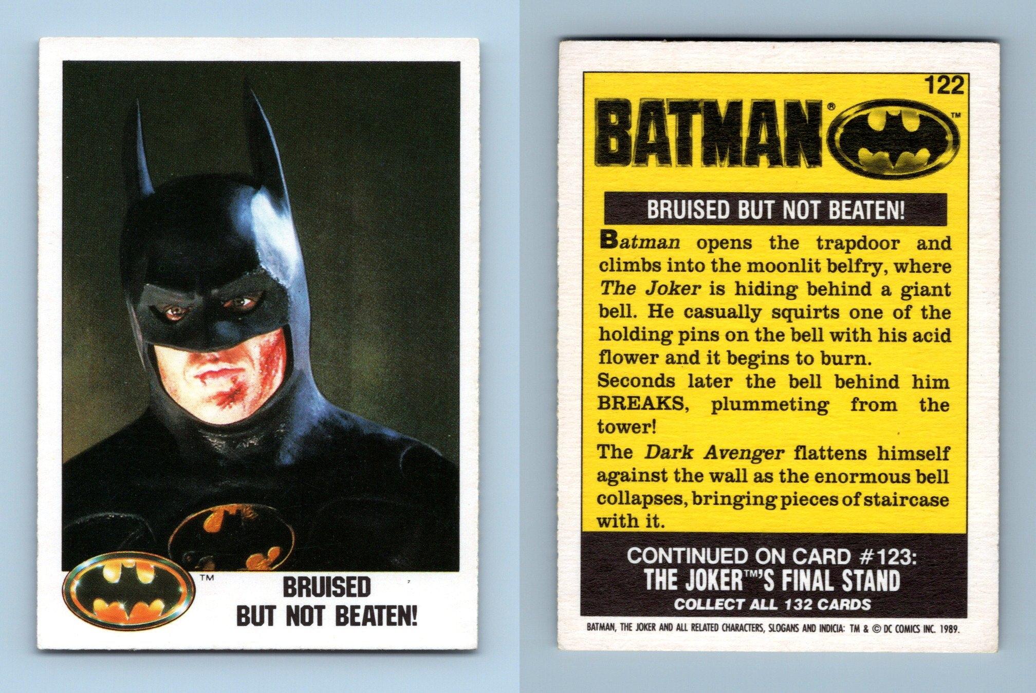 Bruised But Not Beaten #122 Batman 1989 Topps Trading Card