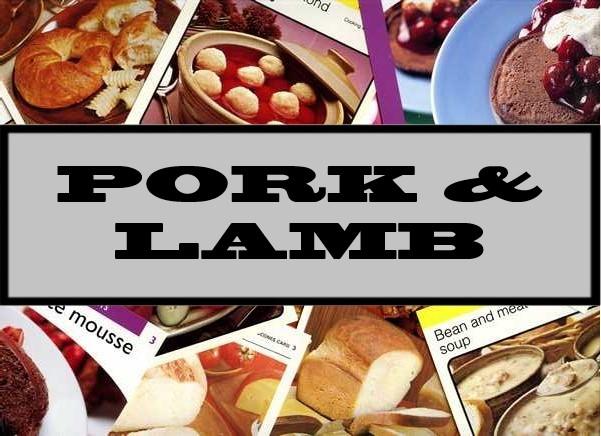 Pork & Lamb