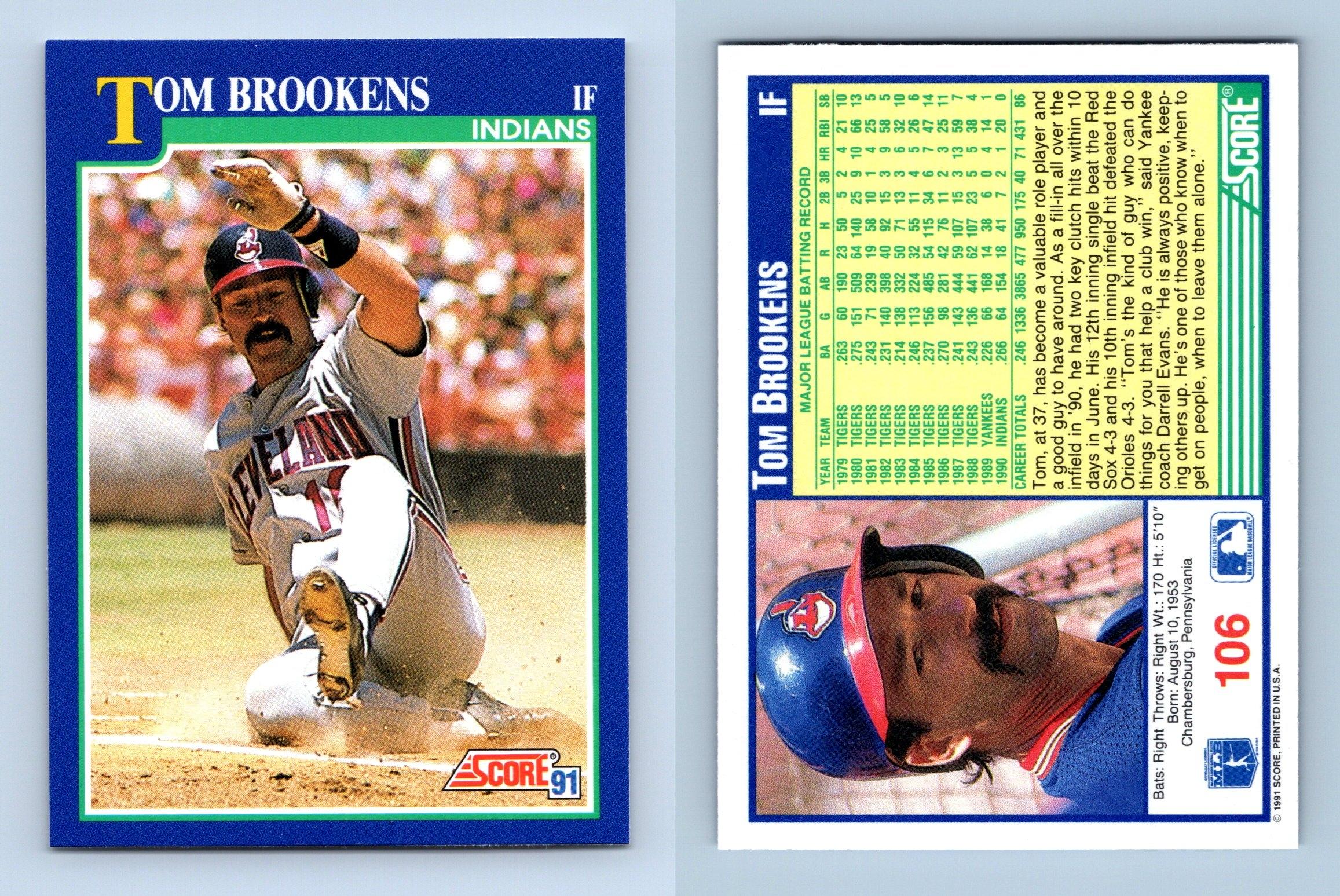 brookens baseball card