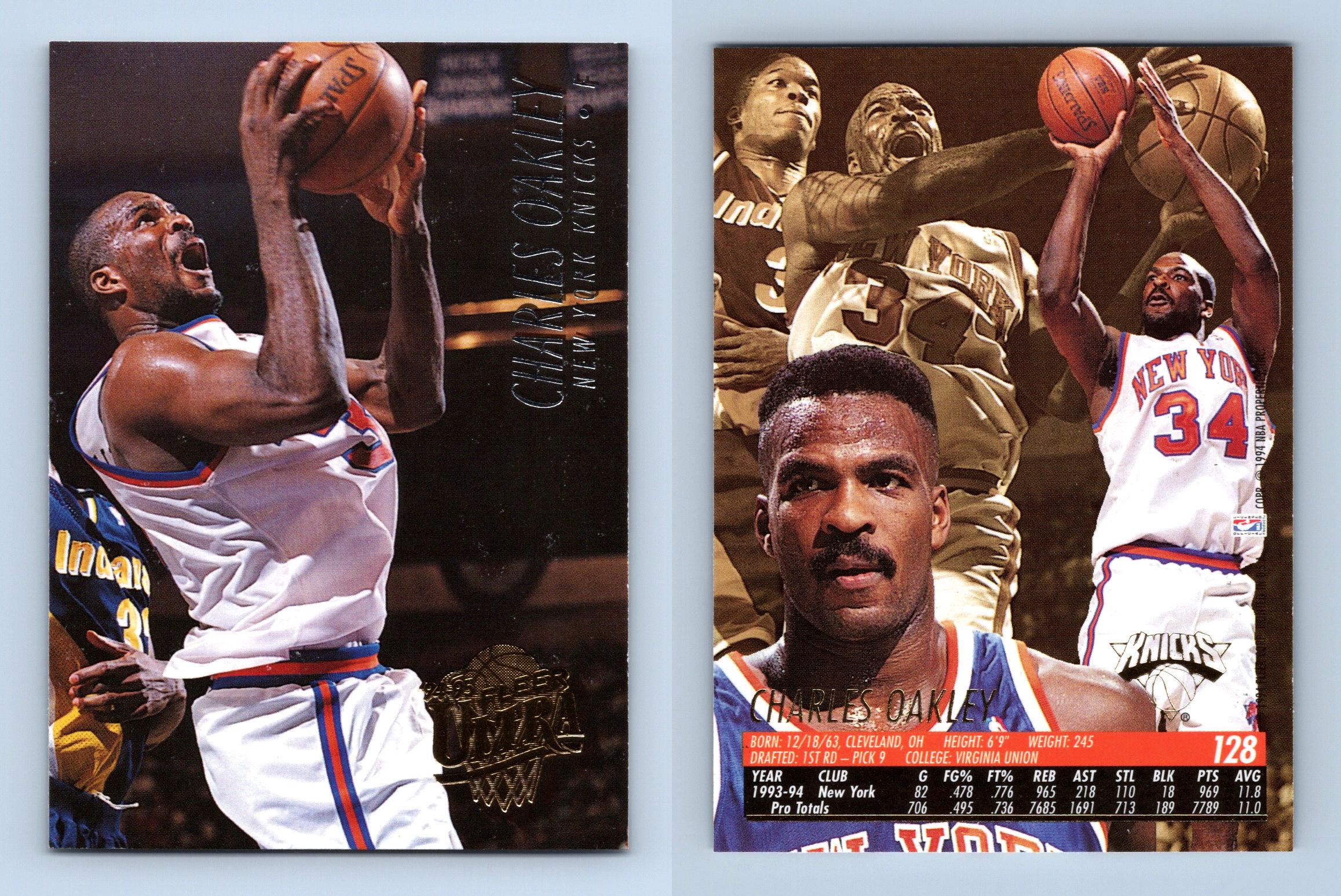 Charles Oakley - Knicks #128 Fleer Ultra 1994-5 Basketball Trading Card