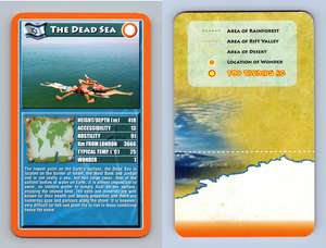 Single Card TOP TRUMPS 'Natural Wonders of The World' Mount Erebus 