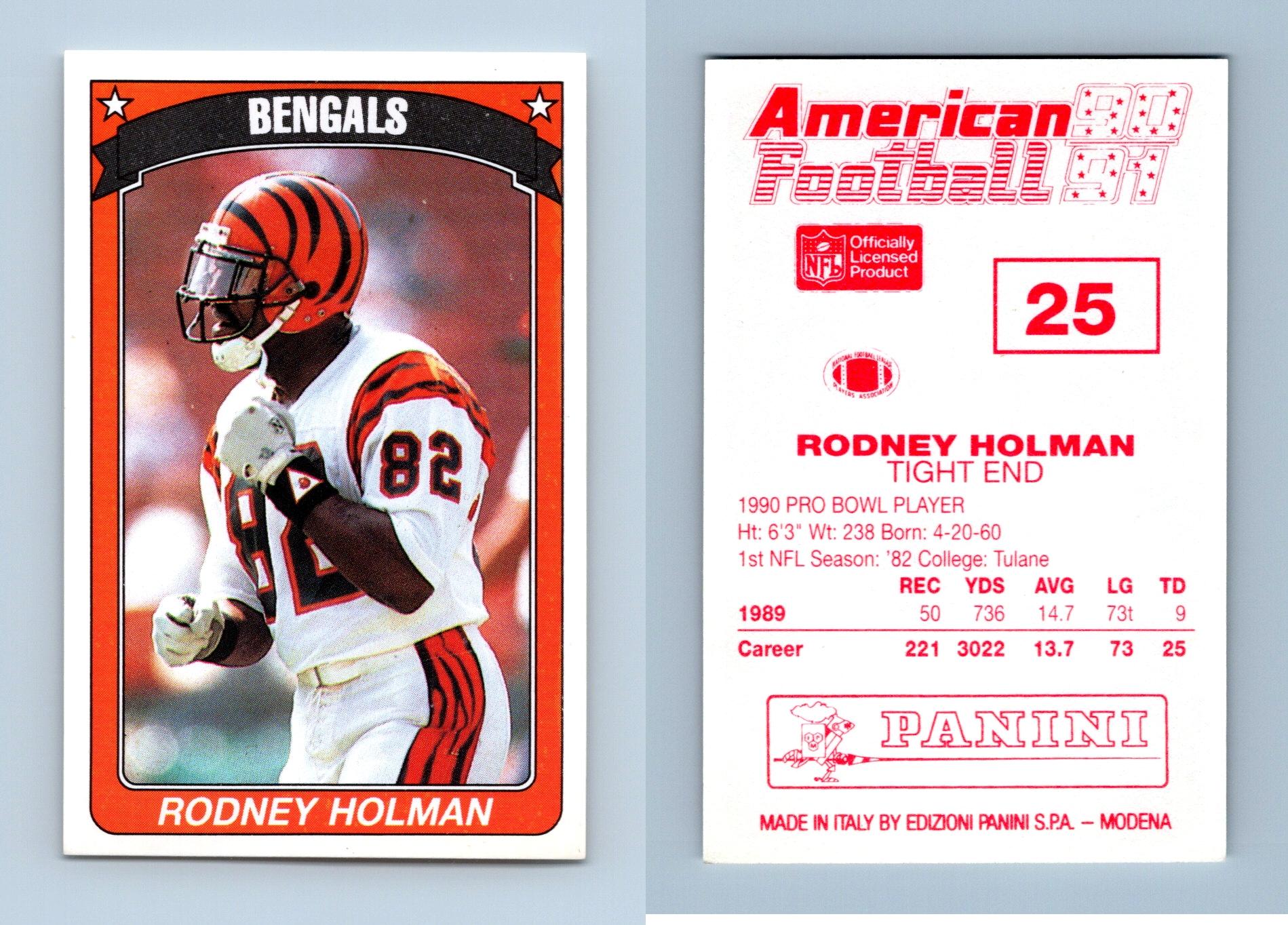 Rodney Holman - Bengals #25 American Football 1990-91 Panini Sticker