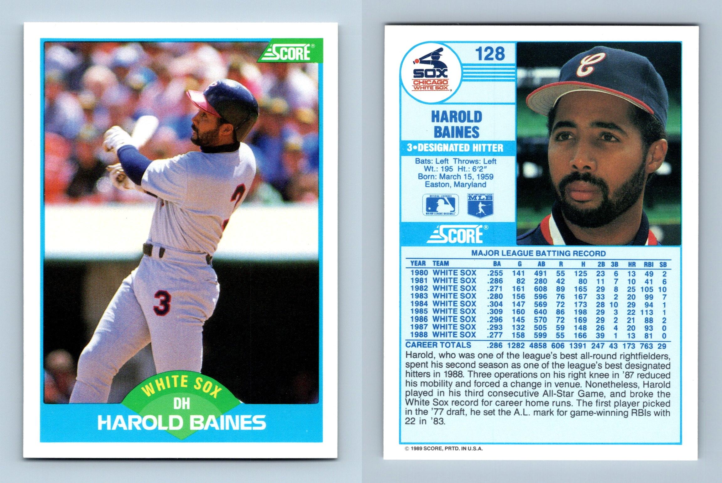 Harold Baines  Chicago white sox baseball, White sox baseball