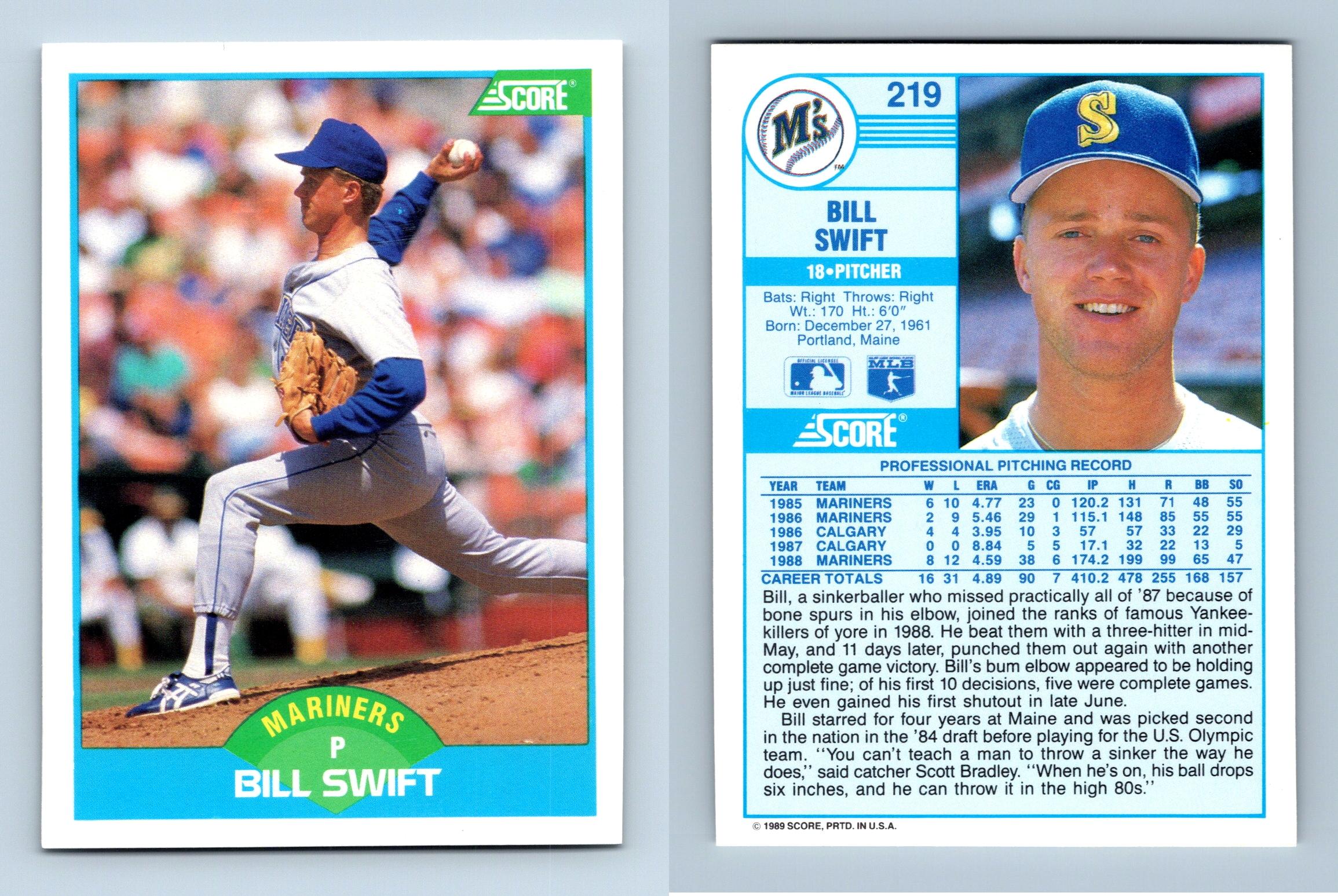 Wally Backman - Mets #315 Score 1989 Baseball Trading Card
