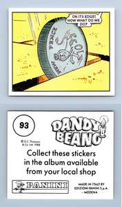 C1490 Dandy Beano #42 Panini 1988 Sticker 