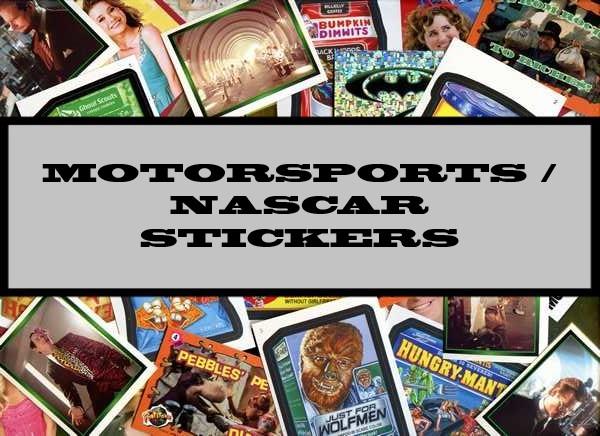 Motorsports / Nascar Stickers