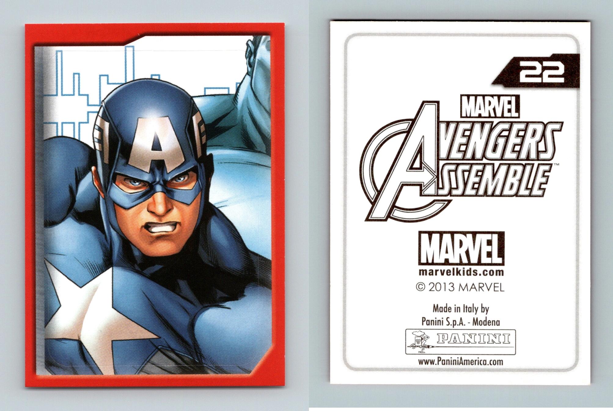 Captain America 22 Marvel Avengers Assemble 2013 Panini Sticker