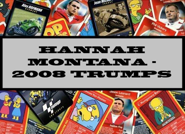 Hannah Montana - 2008 Winning Moves