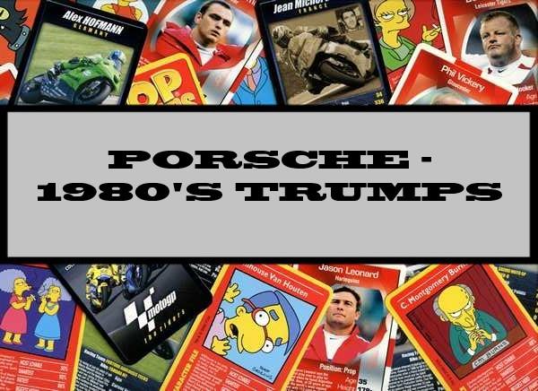 Porsche - 1980's Waddingtons