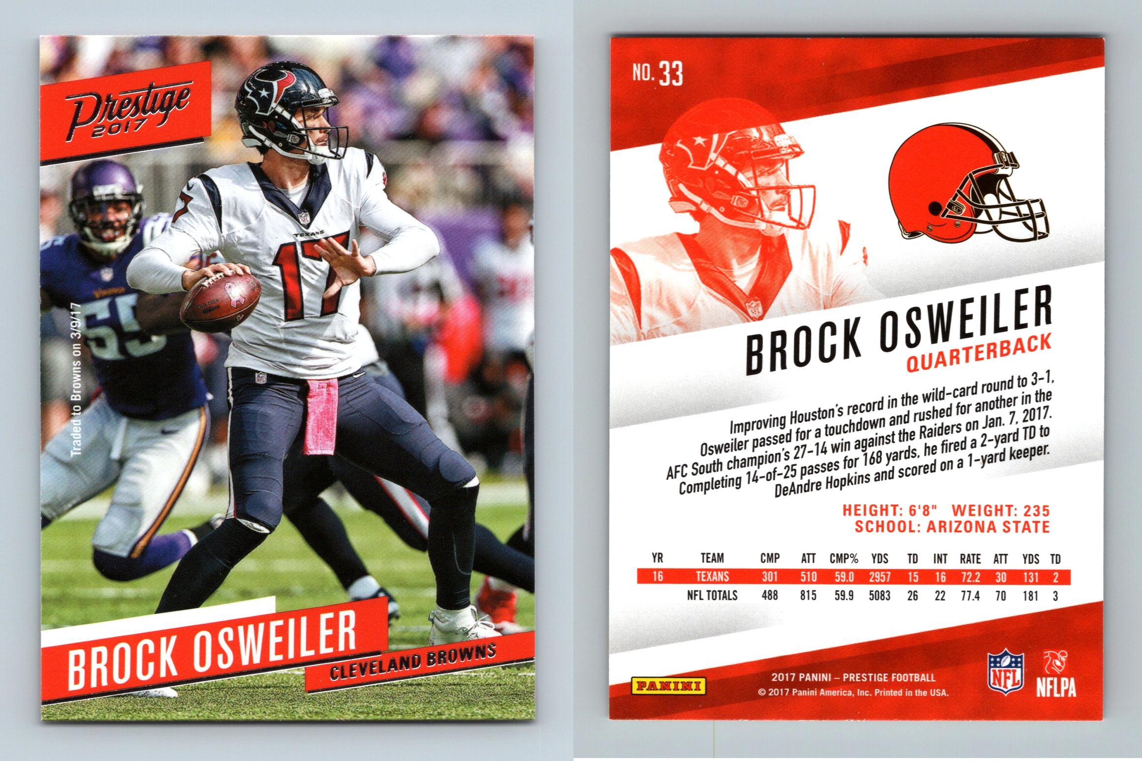 Brandon LaFell - Bengals #96 Prestige Football 2017 Panini Trading Card