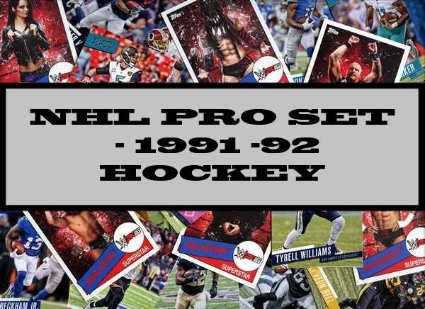 NHL Pro Set - 1991-2 Hockey