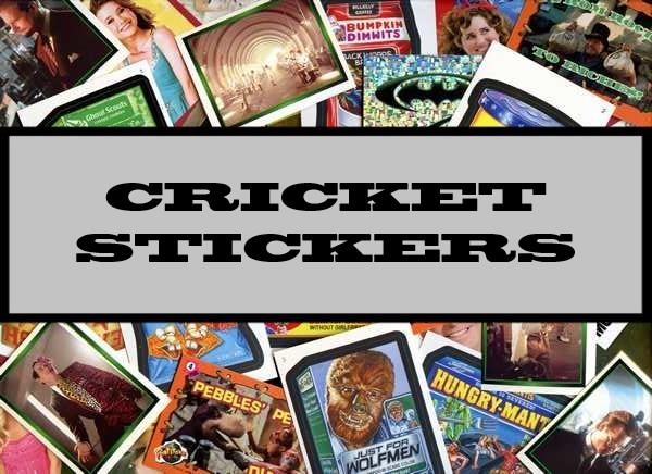 Cricket Stickers