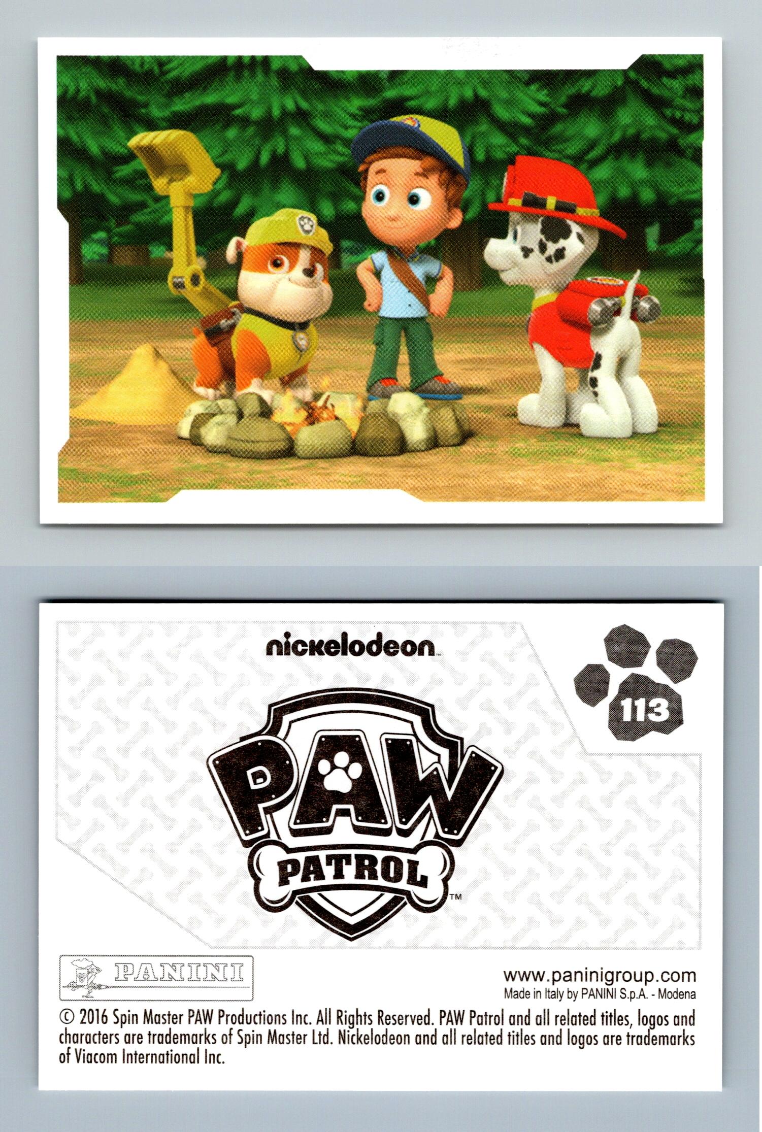 Paw Patrol 113 Panini Nickelodeon Sticker