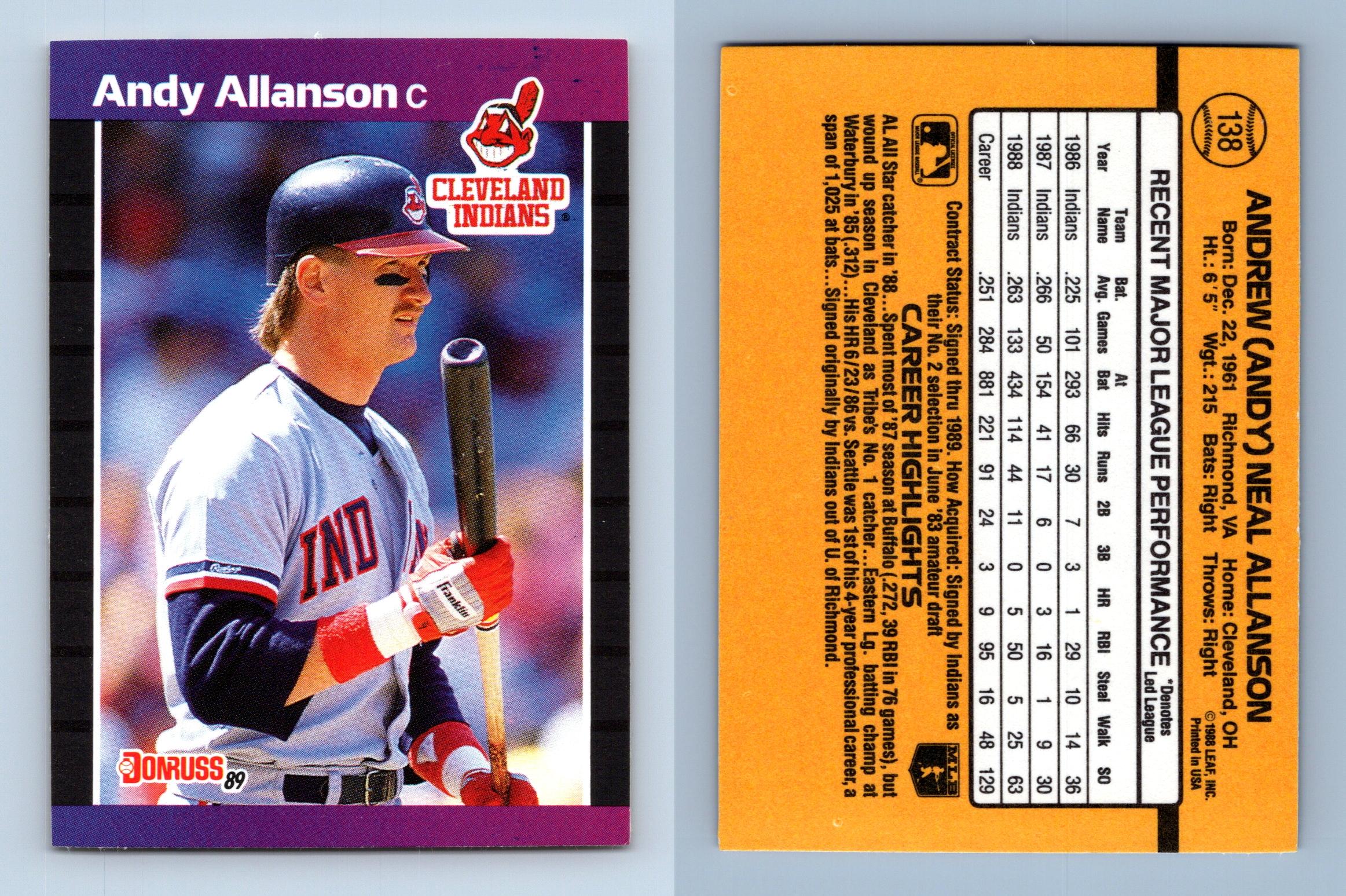 Dan Pasqua - White Sox #294 Donruss 1989 Baseball Trading Card