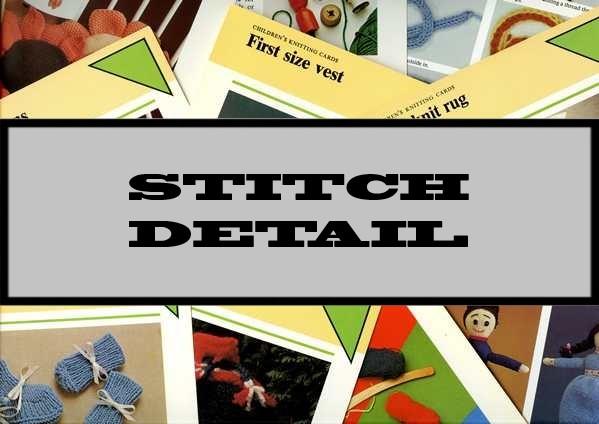 Stitch Detail
