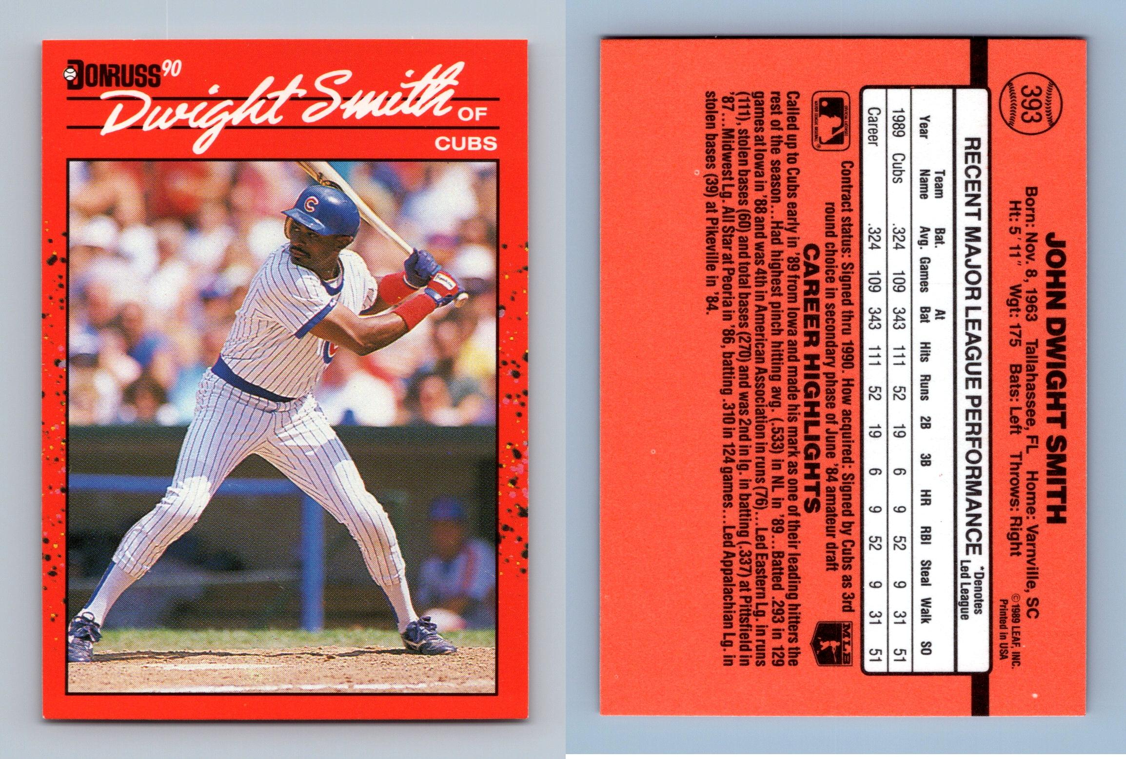 Delino Deshields - Expos #42 Donruss 1990 Baseball Trading Card