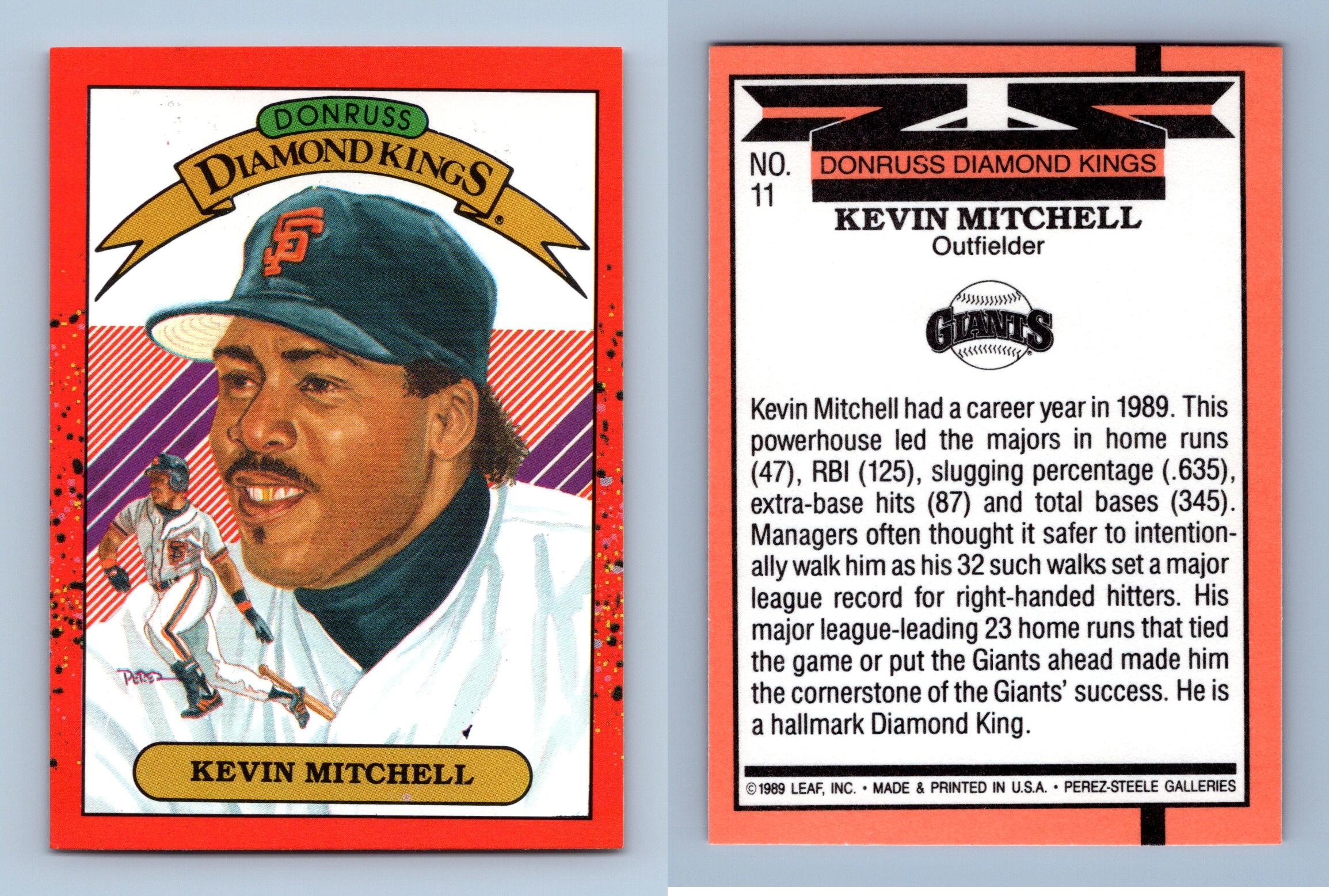 Donruss Kevin Mitchell Baseball Trading Cards